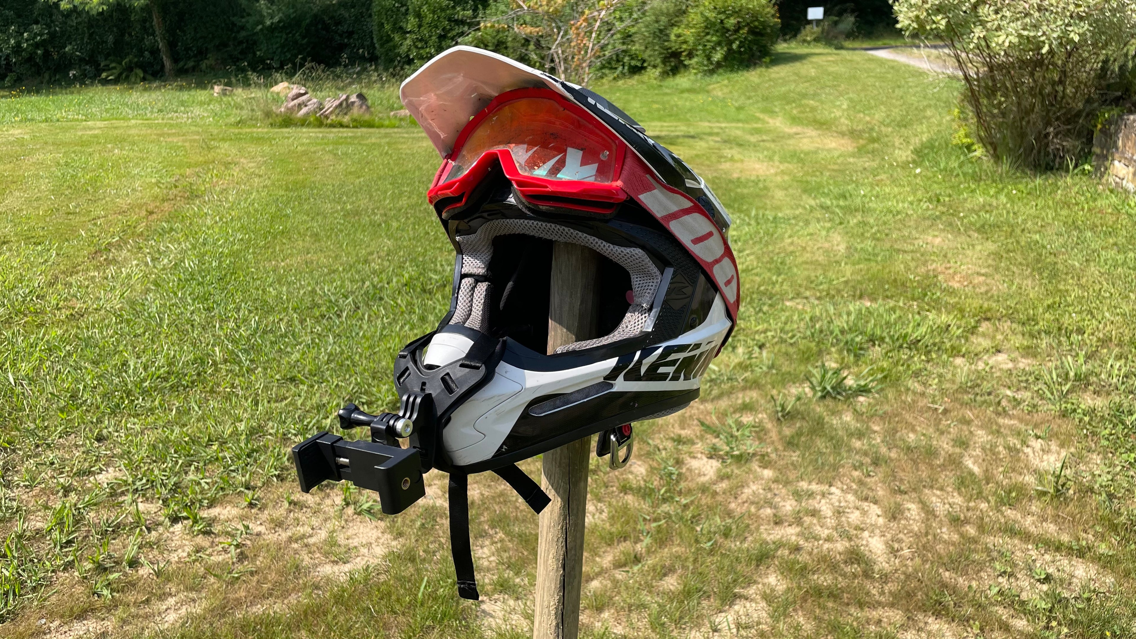 Support de Telephone pour Casque Moto